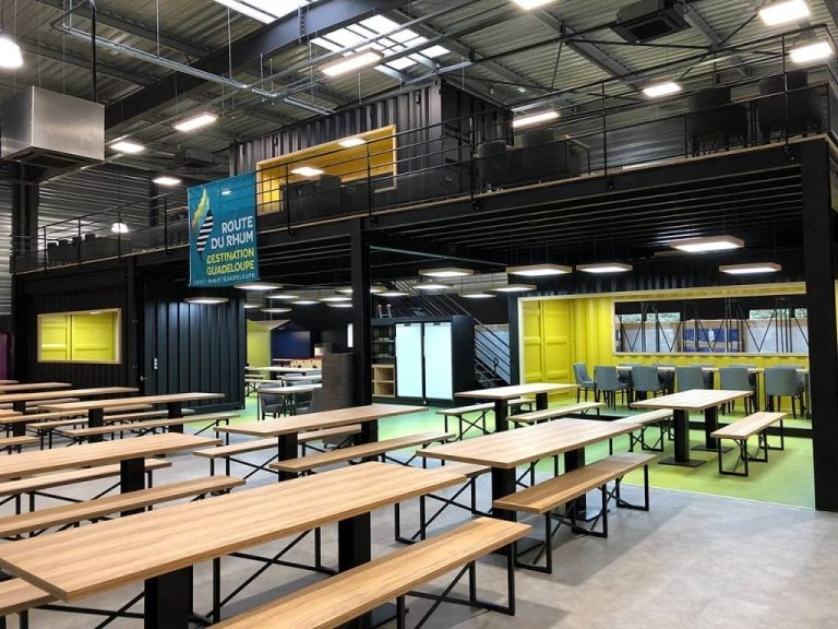 Transformation d'un local industriel en caféteria pour Remade à Poilley et dans la Manche (50) - Agence DC