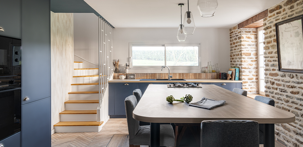 Renovation longere normande
