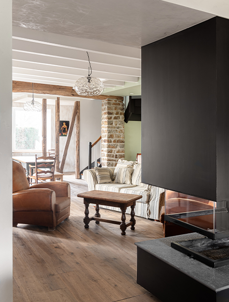 Renovation longere normande