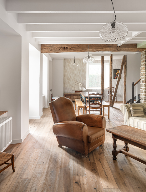 Renovation longere normande